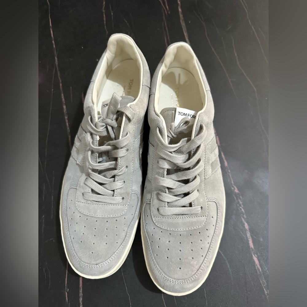 Tom Ford Gray Sneakers Men Size 13
